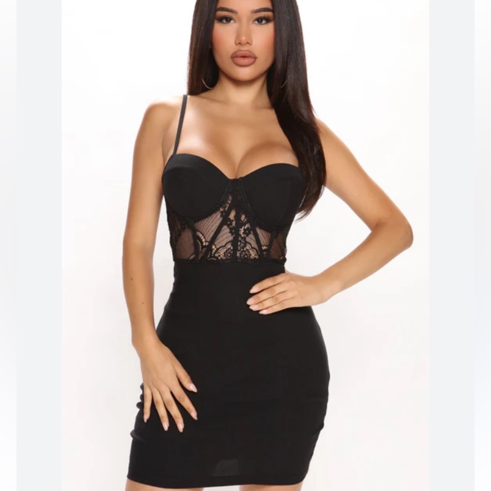 Say What Modern Love Bustier Mini Dress size M